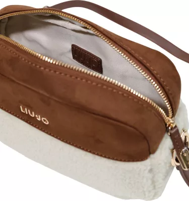 Çantë crossbody për femra Liu Jo M Camera Case AF6211 E1163, krem