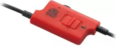 Kufje gaming Thermaltake TteSPORTS SHOCK Royal Red, 3.5mm, me mikrofon, e zezë/kuqe