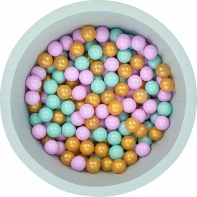 Pishinë me topa, ngjyrë mint, Bubble Pops v3, Evila Originals