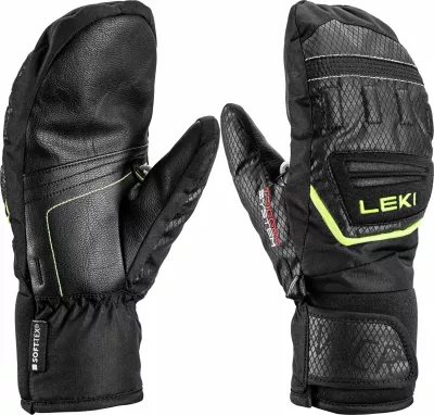 Dorëza skijimi Leki WCR Team 3D Junior Mitt 5.0, madhësia 5, e zezë