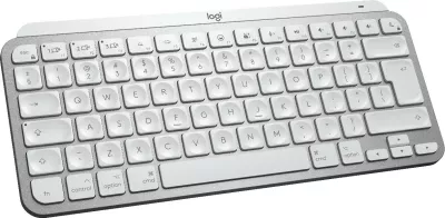 Tastierë mini Logitech MX Keys Mini për Mac, wireless, Bluetooth, LED, bardhë