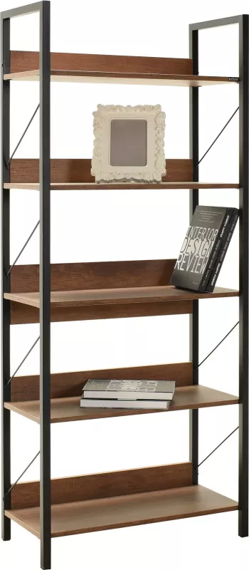 Raft librash Hanah Home, Ktp-850-Oo-1, ngjyrë arre, 73x172x35cm