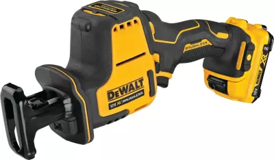 Sharrë elektrike DeWALT DCS312D2-QW, brushless, 12V, 2x2Ah, zi/verdhe