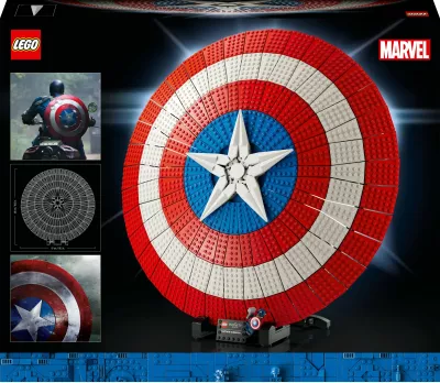 Set ndërtimi LEGO Marvel Super Heroes Captain America's Shield, 3128 pjesë, Multikolor
