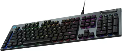 Tastierë gaming Logitech G915 X, me kabllo, FR, e zezë
