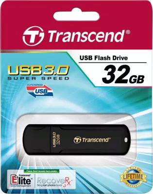 USB memorie Transcend JetFlash 700 32GB, USB 3.2, e zezë