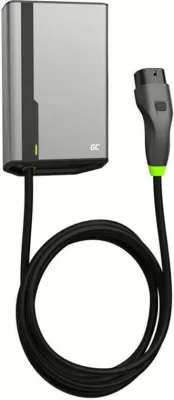 Stacion karikimi Green Cell HabuDen, 22kW, 32A, kabllo 5m, NFC, gri