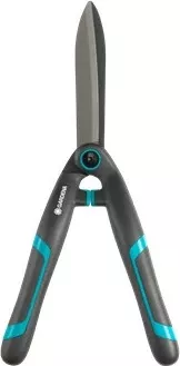 Gërshërë Gardena 12302-30, teh drejt, plastikë, 18 cm, zi/kaltër