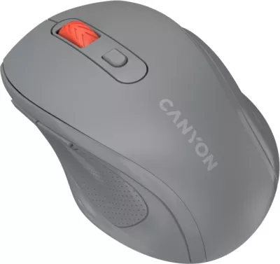 Maus wireless Canyon 2.4GHz 1600 DPI 6 butona, gri e errët