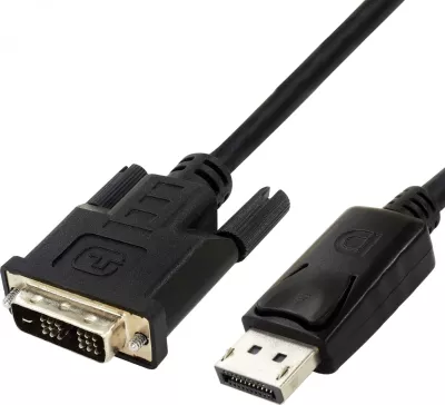 Kabllo Unitek DisplayPort në DVI, 1.8m, e zeza