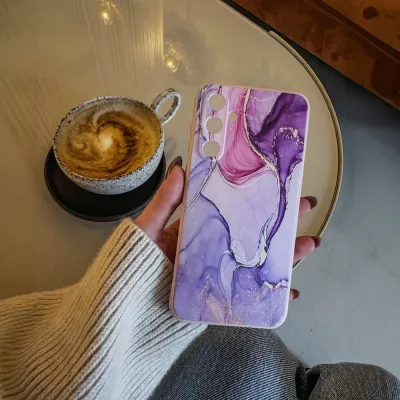 Mbështjellës Tech-Protect Icon për Samsung Galaxy A35 5G, rozë dhe vjollcë