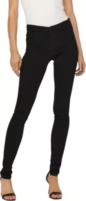 Xhinse skinny për femra Only ONLRAIN LIFE REG DNM NOOS 15129693, të zeza [Madhësia: XS]