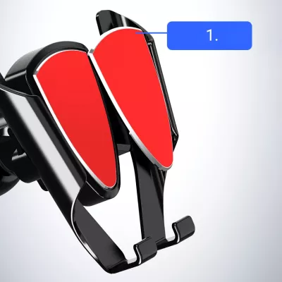 Mbështjellës gravitacional për celular Hurtel YC05, për ventilator të makinës, Gri e errët