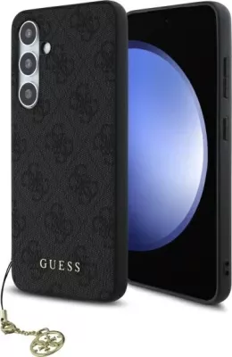 Mbështjellës Guess 4G Charms Collection për Samsung Galaxy S24 FE S721, Gri