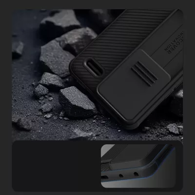 Mbështjellës Nillkin CamShield Pro për Xiaomi Redmi Note 13 Pro+ 5G, i zi