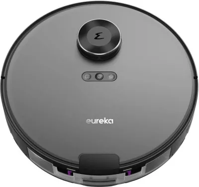 Robot pastrues Eureka E20 Plus me stacion vetëshkarkues, 2L, 5200mAh, i zi