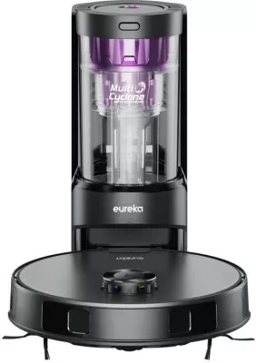 Robot pastrues Eureka E20 Plus me stacion vetëshkarkues, 2L, 5200mAh, i zi