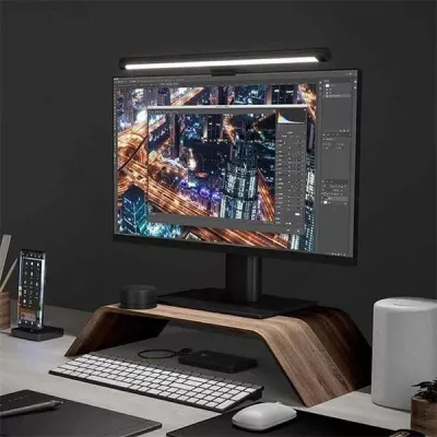 Llambë monitori Xiaomi Mi Computer Monitor Light Bar MJGJD01SYL, telekomandë pa tela, Ra95, e zezë