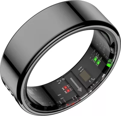 Unazë smart, Colmi R12, madhësi 7, 17.9 mm, ekran LED, 1ATM, bateri 3-5 ditë, e zezë