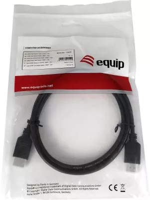 Kabëll HDMI Equip 1.8m, 1080p, i zi