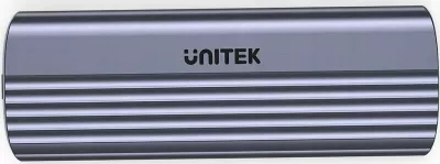 Kasë e jashtme për SSD M.2 NVMe Unitek S1241B01, USB-C 10Gbps, alumin, argjend