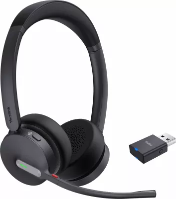 Kufje Yealink WH64 Hybrid Dual Teams, Wireless, 20 - 20000 Hz, Office/Call center, 331 g, Black