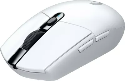 Maus Logitech G G305 LIGHTSPEED, Wireless, 12000 DPI, e bardhë