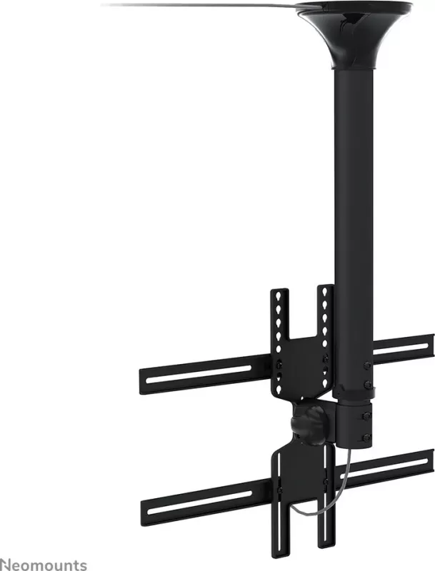 Mbajtës tavani për TV/monitor Newstar FPMA-C400BLACK, 32-60 inç, rregullim lartësie, ngjyrë e zezë