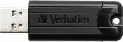 Memorje USB Verbatim PinStripe 49318 64 GB USB 3.2 Gen 1, e zezë