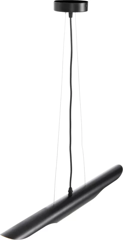 Llambë varëse tavani FH4172, metal i zi, tub-2 llamba, Φ6x60H cm