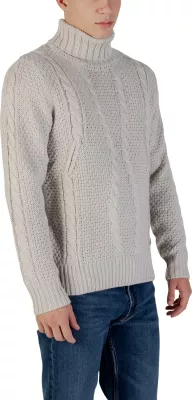 Xhemper me qafë të lartë për meshkuj Gianni Lupo M. COLLO ALTO BW793-F25, gri e çelët [Madhësia: XXL]