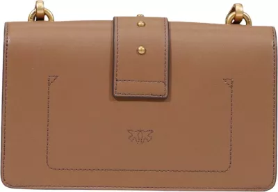 Çantë krahu Pinko Love One Mini 105856 A0F1 për femra, bezhë e errët