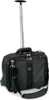 Çantë laptopi Kensington Contour 17 inç, me rrota, e zezë