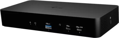 Kasë docking i-tec Universal Intelligent Dual Display Dock PD100W, e zezë