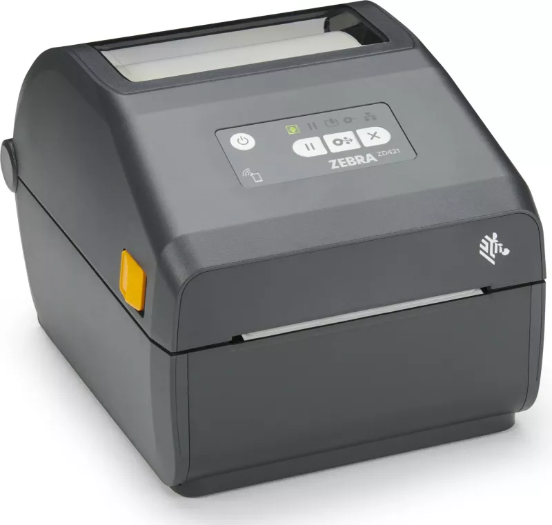 Printer Zebra ZD421, Thermal transfer, 203 x 203 DPI, 152 mm/sec, Wired & Wireless, Grey