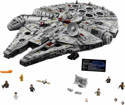Set ndërtimi LEGO Star Wars Millennium Falcon 75192, 7541 copa, 13.6 kg