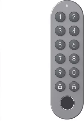 Dry smart Lockin G30 me tastierë dhe lexues gishti, Gri