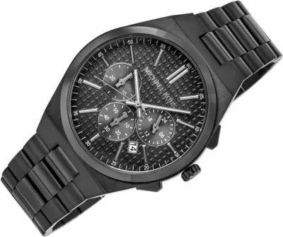 Orë dore për meshkuj Michael Kors, e zezë