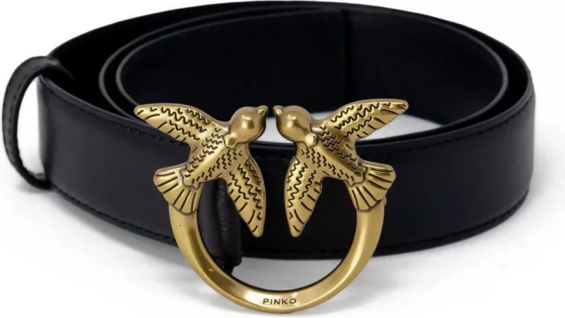 Rrip për femra Pinko Love Berry H3 Vitello Seta 100125 A0F1, i zi [Madhësia: S]