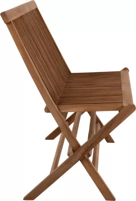 Karrige e palosshme KENDALL FH9541, dru TEAK, ngjyrë natyrale, 120x62x89H cm
