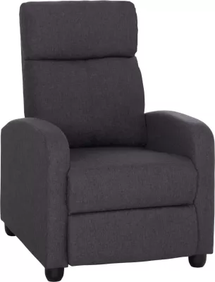Fotel relaksues me mekanizëm push-back, ngjyrë gri, DROSEN FH3299.01, 68x80x93H cm