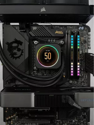 RAM Memorje Corsair Dominator Platinum RGB 64GB (2x32GB) DDR5 6600MHz, e zezë