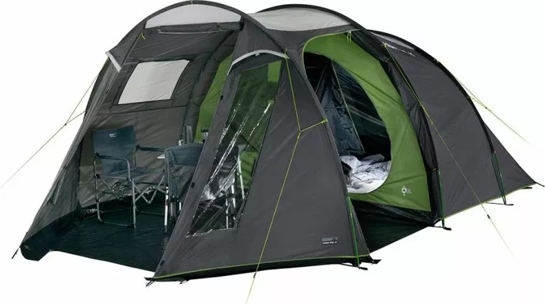Tendë High Peak për meshkuj, femra dhe fëmijë, e gjelbër