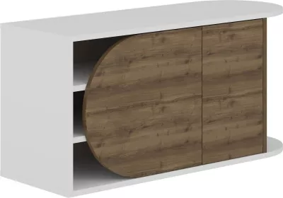 Dollap këpucësh Skye Decor, Nova, ngjyrë Hitit dhe e bardhë