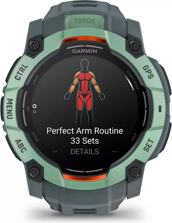 Smartwatch Garmin Instinct® 3 AMOLED, Neotropic with Twilight Strap, 50 mm thumbnail 4