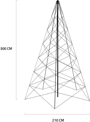 Pema e mençur Hombli Smart Christmas Tree RGB