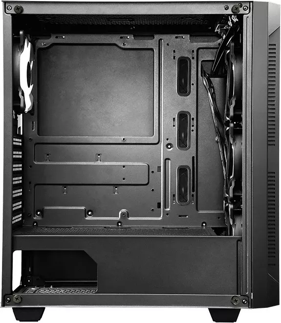 Kasë Chieftec Hunter GS-01B-OP, midi tower, xham i temperuar, RGB, e zezë