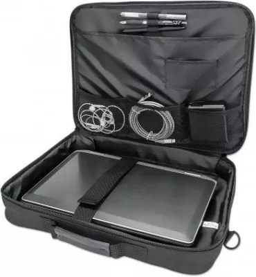 Çantë laptop MANHATTAN Cambridge Clamshell 15.6 inch, e zezë