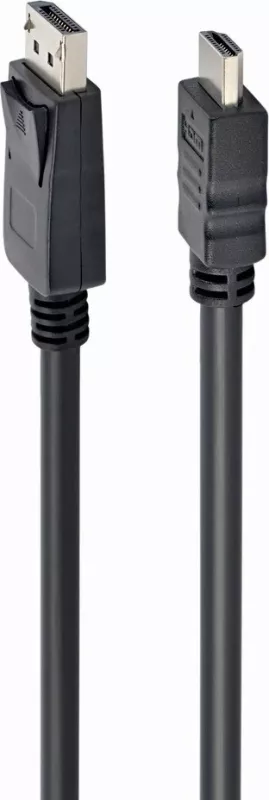 Kabllo HDMI Gembird, Type A DisplayPort, 1.8m, e zezë 