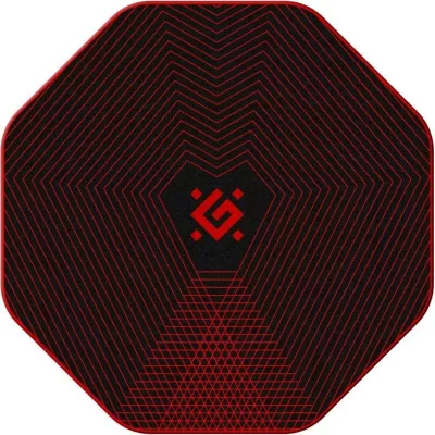 Mbështjellës dyshemeje për karrige gaming Defender, i zi dhe i kuq